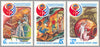 #4865-4867 Russia - Intercosmos Cooperative Space Program (MNH)