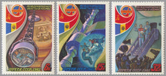 #4940-4942 Russia - Intercosmos Cooperative Space Program (MNH)