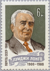 #4948 Russia - Luigi Longo, Italian Labor Leader, 1st Death Anniv. (MNH)