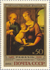#5125 Russia - Holy Family, by Raphael (MNH)