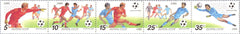 #5899a Russia - World Cup Soccer Championships, Italy, Strip of 5 (MNH)