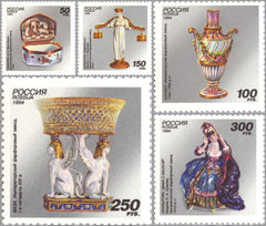 #6228-6232 Russia - Russian Porcelain (MNH)