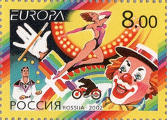 #6701 Russia - 2002 Europa: Circus (MNH)