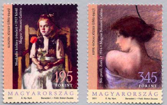 #4208-4209 Hungary - Paintings (MNH)