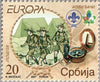 #384-385 Serbia - 2007 Europa: Scouting, Cent. (MNH)