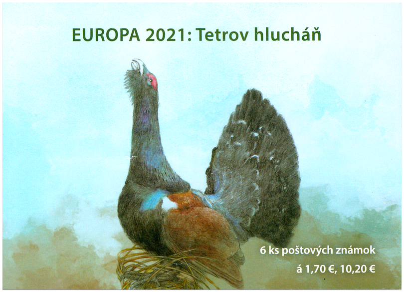 Slovakia - 2021 Europa: Endangered National Wildlife, Booklet (MNH)