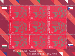 Slovakia - 2021 Visegrad Group, 30th Anniv. M/S (MNH)