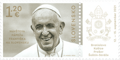 Slovakia - 2021 Visit of Pope Francis (MNH)
