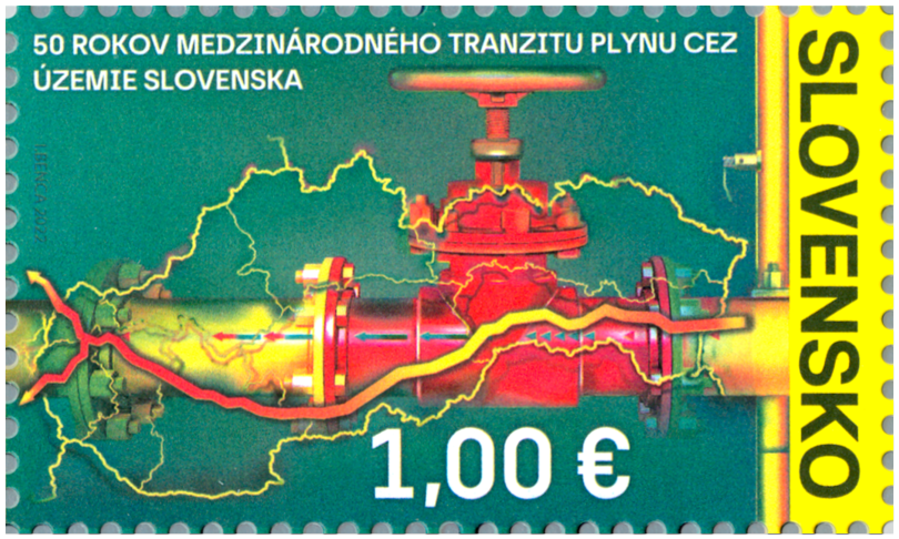 Slovakia - 2022 Launch of the Intl. System for the Transmission of Gas, 50th Anniv. (MNH)