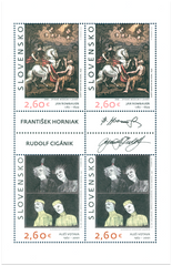Slovakia - 2022 Art: Rombauer and Votava M/S (MNH)