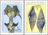 Slovakia - 2022 Nature Protection: Important Fossils, Set of 2  (MNH)
