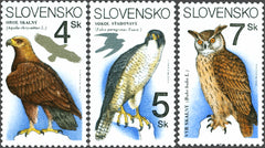 #184-186 Slovakia - Raptors (MNH)