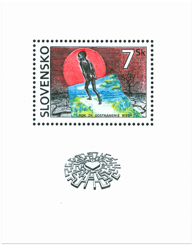 #243 Slovakia - Year For The Eradication of Poverty S/S (MNH)