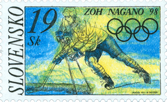 #296 Slovakia - 1998 Winter Olympic Games, Nagano (MNH)