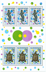 #580-581 Slovakia - Nature Preservation M/S (MNH)
