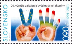 #611 Slovakia - Visegrad Group, 20th Anniv. (MNH)