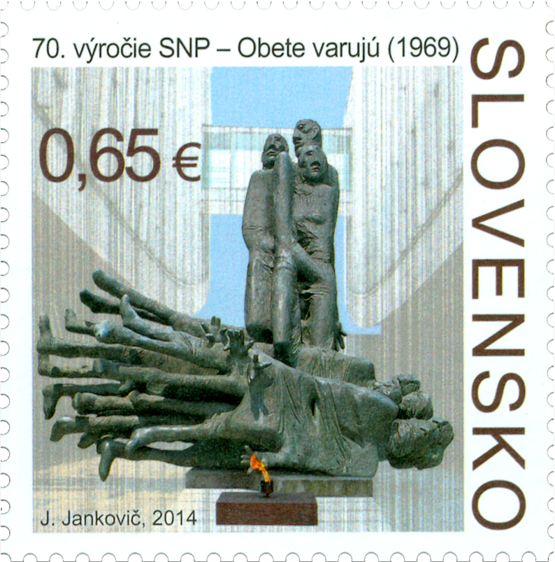 #694 Slovakia - Slovak National Uprising Monument (MNH)