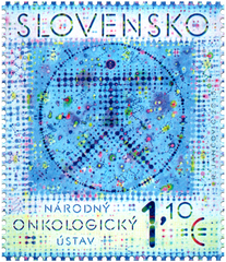 #725 Slovakia - National Cancer Institute, Bratislava, 25th Anniv. (MNH)