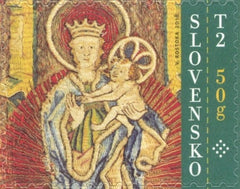 #806 Slovakia - 2018 Christmas: Paraments – Liturgical Textiles, Booklet Single (MNH)