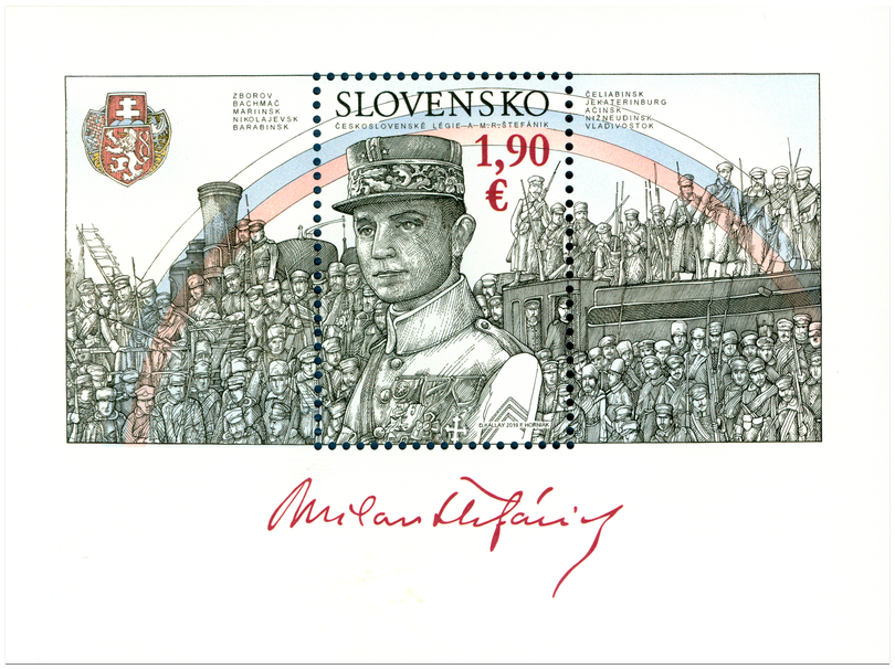 #818 Slovakia - General Milan R. Stefanik S/S (MNH)