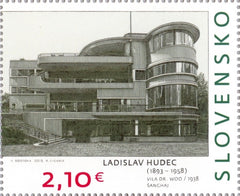 #830 Slovakia - Art: House of D. V. Woo, Shanghai, By Ladislav Hudec (MNH)