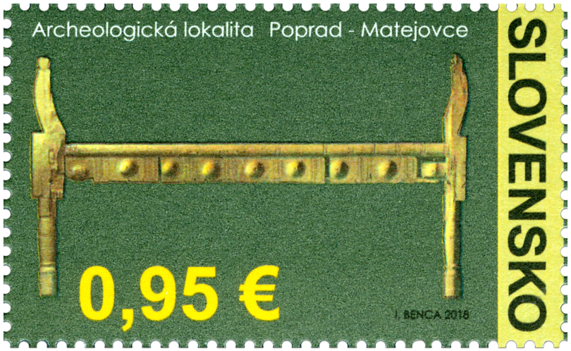#790 Slovakia - Prince's Bier, Poprad-Matejovce Archaeological Site (MNH)