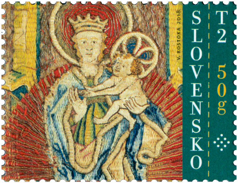 #805 Slovakia - 2018 Christmas: Paraments – Liturgical Textiles, Single (MNH)