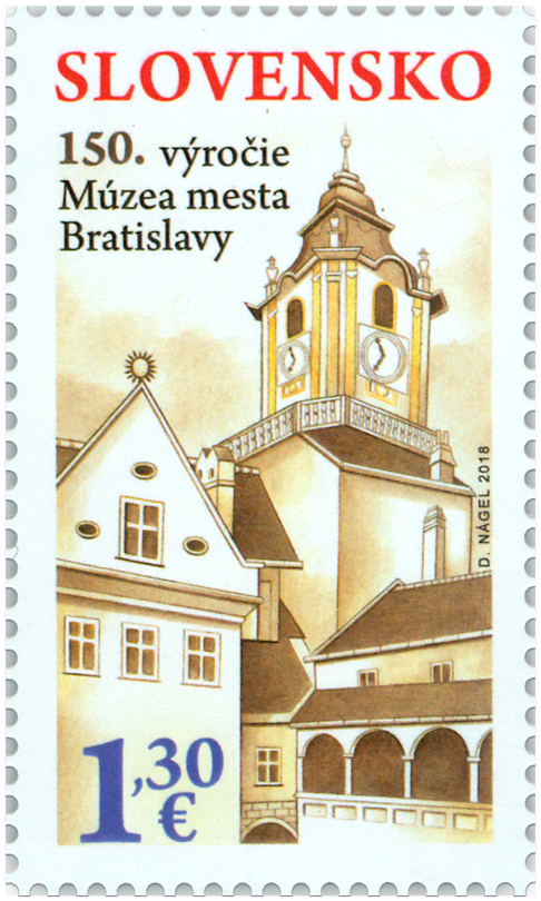 #799 Slovakia - Bratislava City Museum, 150th Anniv. (MNH)