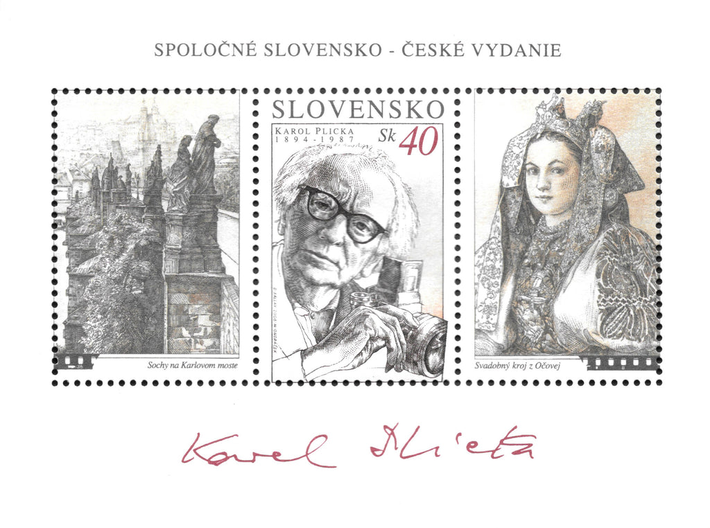 #548 Slovakia - Karol Plicka, Photographer S/S (MNH)