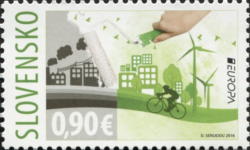 #740 Slovakia - 2016 Europa: Think Green (MNH)