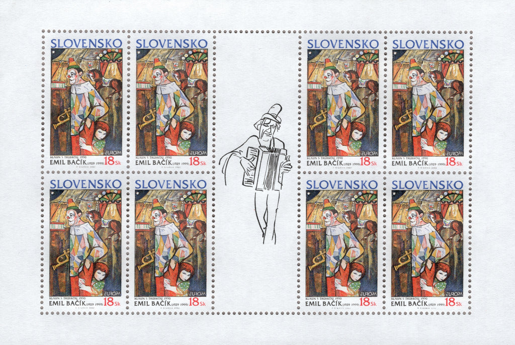 #403 Slovakia - 2002 Europa: Circus M/S (MNH)