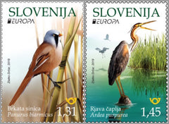 #1336-1337 Slovenia - 2019 Europa: National Birds (MNH)