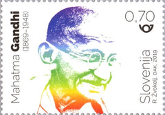 #1346 Slovenia - 2019 Mohandas Gandhi (MNH)