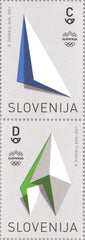 Slovenia - 2020 Tokyo Olympics (Dated 2021), Vert. Pair (MNH)