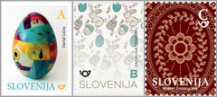 Slovenia - #1376-1378 - 2020 Easter, Set of 3 (MNH)