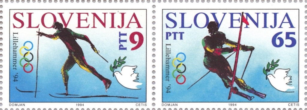#191a Slovenia - 1994 Winter Olympics, Lillehammer, Pair (MNH)