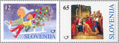 #279-280 Slovenia - Christmas, Set of 2 (MNH)