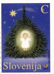 #577 Slovenia - Christmas, Booklet Stamp (MNH)
