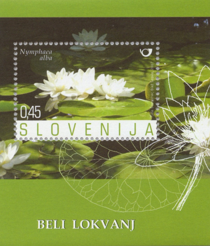 #731 Slovenia - Aquatic Flowers S/S (MNH)
