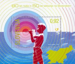 #760 Slovenia - Slovenian Radio and Television S/S (MNH)