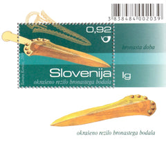 #813 Slovenia - Bronze Age Dagger S/S (MNH)