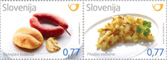 #958 Slovenia - Traditional Foods, Pair (MNH)
