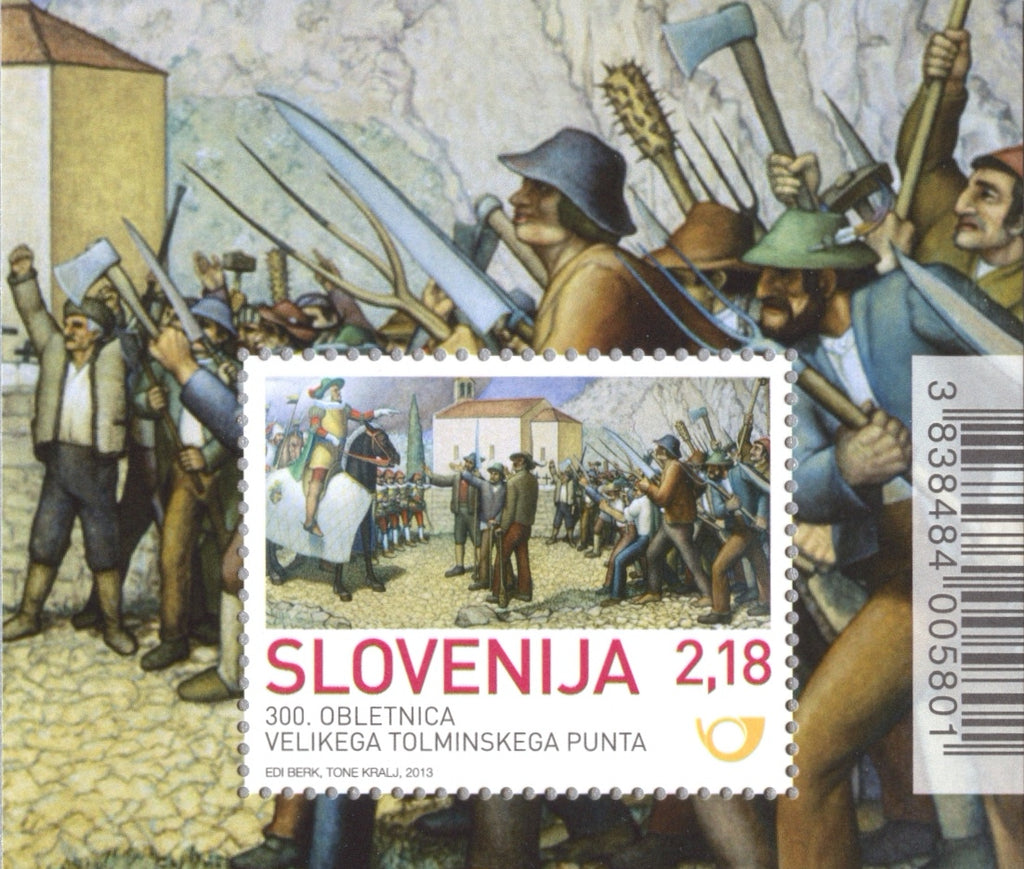 #983 Slovenia - Tolmin Peasant Rebellion, 300th Anniv. S/S (MNH)