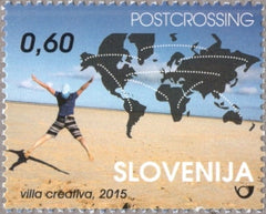 #1124 Slovenia - Postcrossing (MNH)