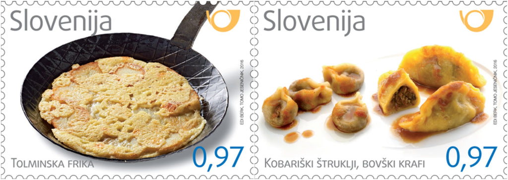 #1198 Slovenia - Traditional Foods, Pair (MNH)