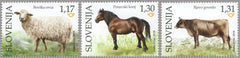 #1291-1293 Slovenia - Farm Animals, Set of 3 (MNH)