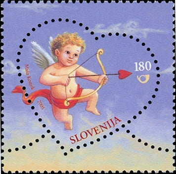 #585 Slovenia - 2005 Love, Valentine's Day (MNH)
