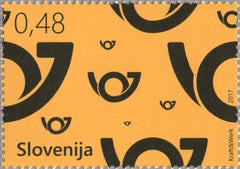 #1240 Slovenia - Postal Horn (MNH)