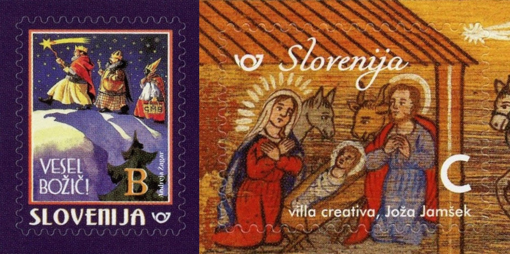#1309-1310 Slovenia - 2018 Christmas, Set of 2 (MNH)