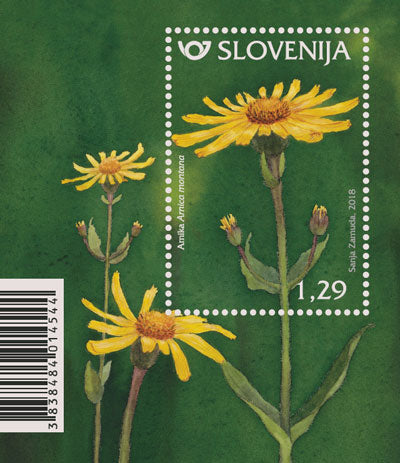 #1271 Slovenia - Flowers S/S (MNH)